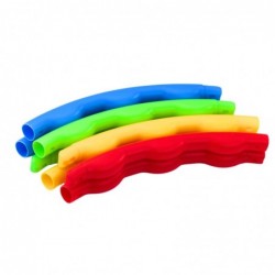 Hula-hoops with studs, foldable, colorful, 8 pieces, 60 cm