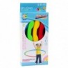 Hula-hoops with studs, foldable, colorful, 8 pieces, 60 cm
