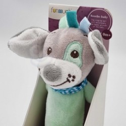 WOOPIE Teether Sensory Dog Szeleścik for Babies Sound 0+