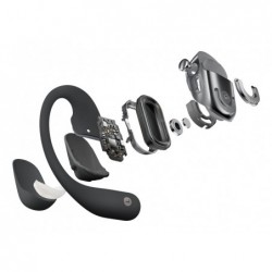 SHOKZ OpenFit 2 Headphones Wireless Ear-hook Calls/Music/Sport/Everyday Black