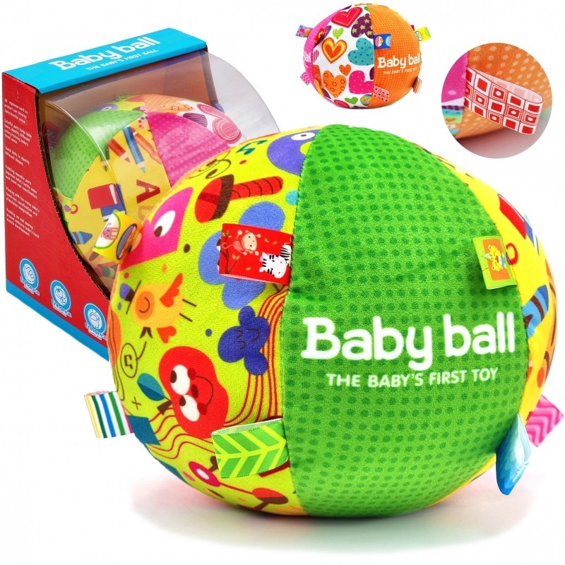 WOOPIE Soft Sensory Ball with Inserts for a Toddler + Sound