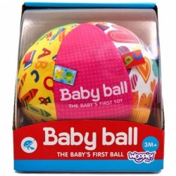 Мягкий сенсорный мяч WOOPIE со вставками для малыша + звук