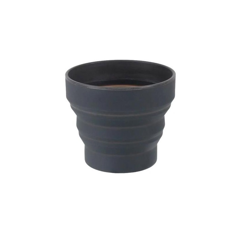Lifeventure Silicone Ellipse Flexi-Mug, Graphite