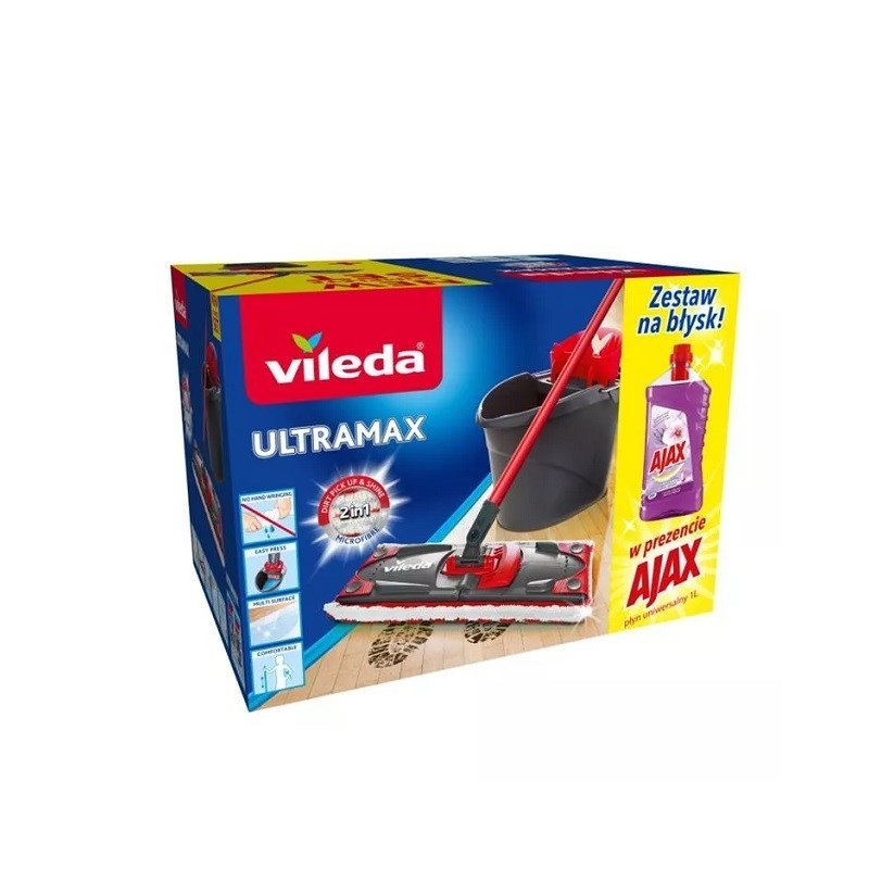 Vileda Ultramax Box mop +  Ajax