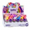 Soap Bubbles Unicorn Movable Figurine Colorful 14cm Mix