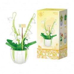 Construction Blocks Flowers in Pots Colorful 269–444 pcs.