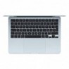 Apple MacBook Air 13-inch : M4 chip with 10-core CPU and 10-core GPU, 24GB, 512GB SSD - Sky Blue