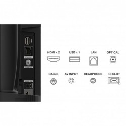 TCL S54 32S5400A TV 81.3 cm (32") HD Smart TV Wi-Fi Silver