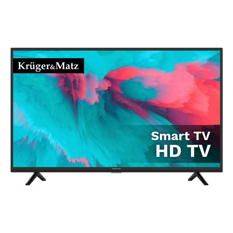 Krüger&Matz KM0232-S6 TV 81.3 cm (32") HD Smart TV Wi-Fi Black 220 cd/m²