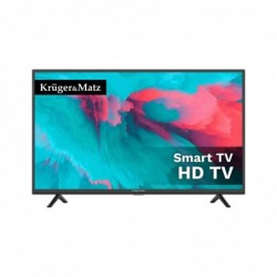 Krüger&Matz KM0232-S6 TV 81.3 cm (32") HD Smart TV Wi-Fi Black 220 cd/m²