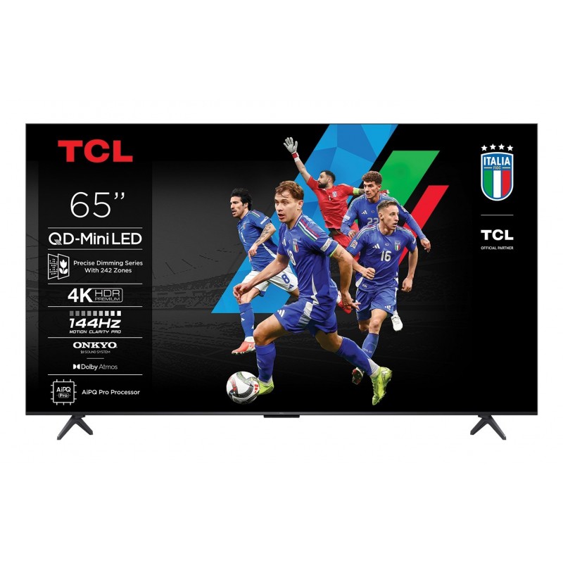 TCL C6K 65C6K TV 165.1 cm (65") 4K Ultra HD Smart TV Wi-Fi Metallic