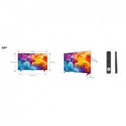 TCL P655 50P655 4K LED Google TV