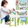 Ecoiffier Abrick Desk with Stool and Drawer for Children