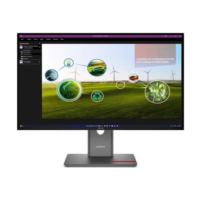 Lenovo ThinkVision P27Q-40 27 " IPS 16:9 120 Hz 4 ms 350 cd/mu00b2 HDMI ports quantity 1 Eclipse black