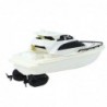 Remote Controlled RC Motor Boat Battery Powered Black and White