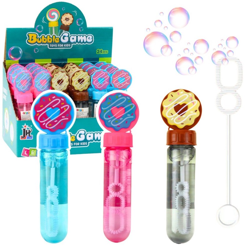 Donut Soap Bubbles 3 Holes Mix Colors 30ml