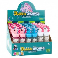 Unicorn Soap Bubbles 3 Holes Mix Colors 30ml