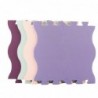 Soft Puzzle Mat Educational Playpen EVA Foam Pink Purple 25pcs