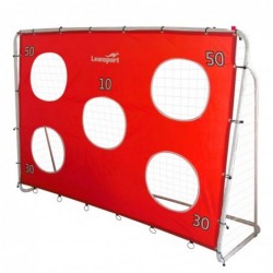 Soccer Training Goal with Target Mat Red 213x152x75cm