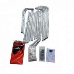 Soccer Training Goal with Target Mat Red 213x152x75cm