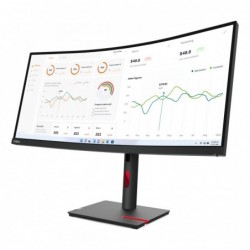 Lenovo ThinkVision T34w-30 LED display 86.4 cm (34") 3440 x 1440 pixels Wide Quad HD Black