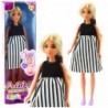 Anlily Pregnant Doll in Black and White Striped Dress Baby