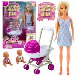 Anlily Mom Doll with Two...