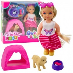 Mini Doll Set with Dog,...