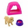 Mini Doll Set with Dog, Tent and Accessories