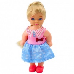 Mini Doll Set with Two Dogs, Bed, Food Bowl