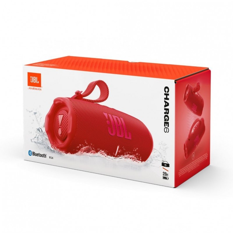 Bezvadu skaļrunis JBL  Charge 6 Red