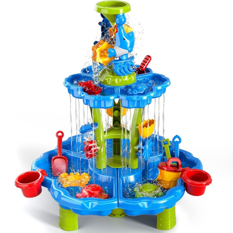 WOOPIE Stolik Wodny i Piaskowy Piaskownica z Ośmiornicą Akcesoria