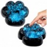 Squishy Cat Paw Anti-Stress Sensory Squishy Black Blue Glitter