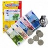 Set of Toy Money Euro Banknotes Coins Euro Pendant