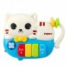 Mini Piano for Toddlers Kitten Blue Lights Sounds