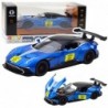 Metal Sports Car Lights Sounds Drive Blue 1:22