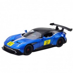 Metal Sports Car Lights Sounds Drive Blue 1:22