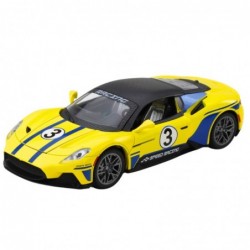 Metal Sports Car Lights Sounds Drive Yellow 1:22