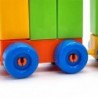 ECOIFFIER Abrick Разноцветный поезд из кирпичных букв и цифр