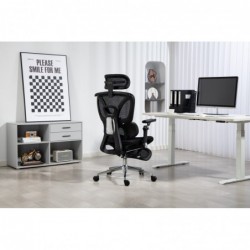 Activejet ergonomic office chair YK848 black