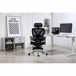 Activejet ergonomic office chair YK848 black