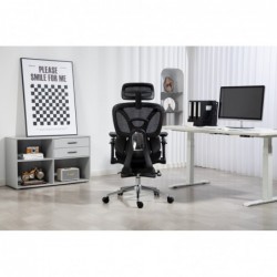 Activejet ergonomic office chair YK848 black