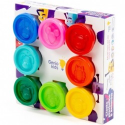 Cake-Plasticine Children's Set Plastic Mass with Stamps 8el.