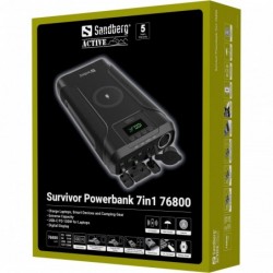 Sandberg 421-15 Survivor Powerbank 7in1 76800