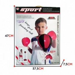WOOPIE Boxing Set For Children 3in1 Gloves Pear Pump