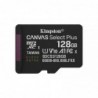 Kingston Technology 128GB microSDXC Canvas Select Plus Gen3 150MB/s A1 Card + Adapter