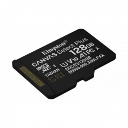 Kingston Technology 128GB microSDXC Canvas Select Plus Gen3 150MB/s A1 Card + Adapter