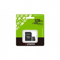 Kingston Technology 128GB microSDXC Canvas Select Plus Gen3 150MB/s A1 Card + Adapter