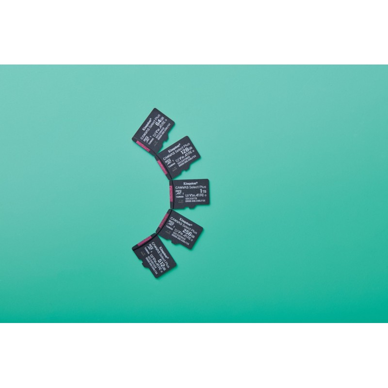 Kingston Technology 128GB micSDXC Canvas Select Plus Gen3 150R A1 Single Pack w/o ADP