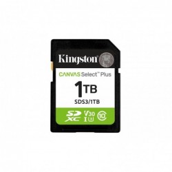 Kingston Technology 1TB SDXC Canvas Select Plus Gen3 150MB/s C10 UHS-I U3 V30